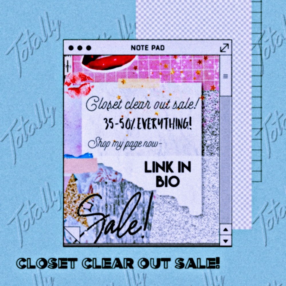 💗CLOSET CLEAR OUT SALE💗